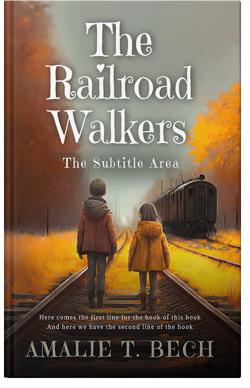 Front view of Premade Children's Book Cover - Arrowtown