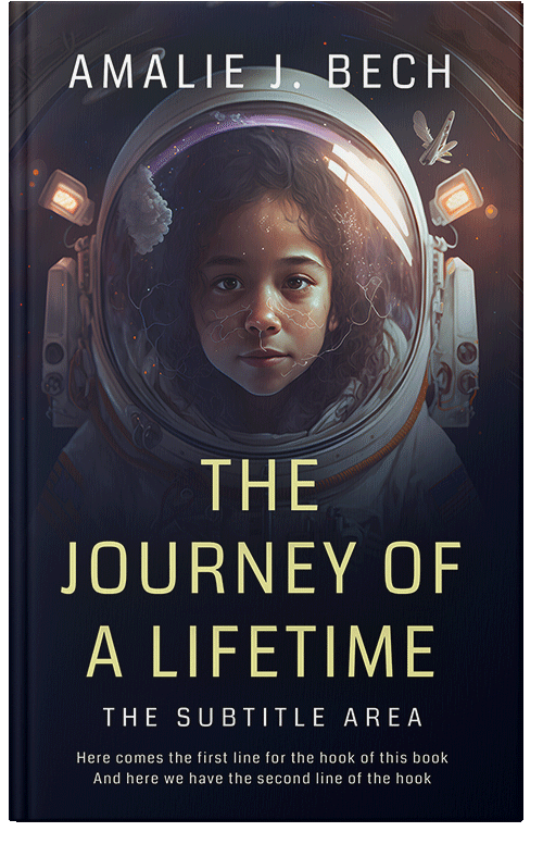 Front view of Premade Science Fiction Book Cover - Cinder