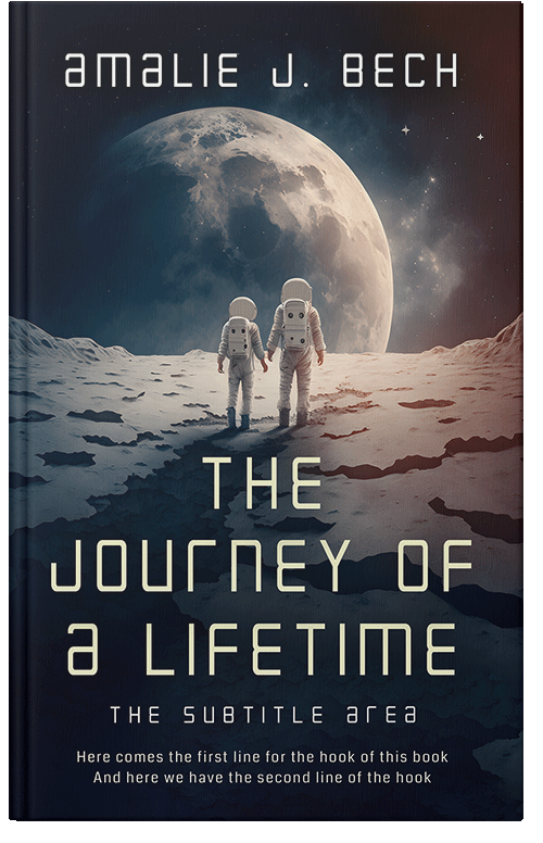 Front view of Premade Science Fiction Book Cover - Bison Hide