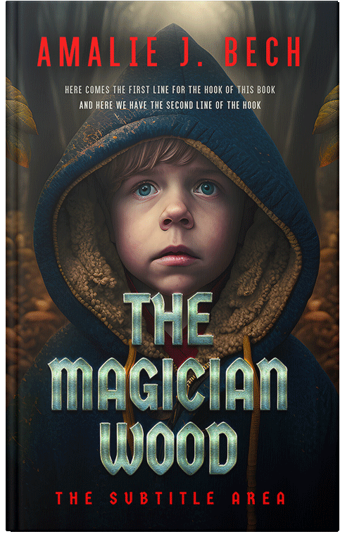 Front view of Premade Teen & Young Adult Book Cover - Woodsmoke