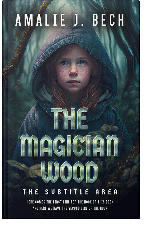 Front view of Premade Children's Book Cover - Mirage