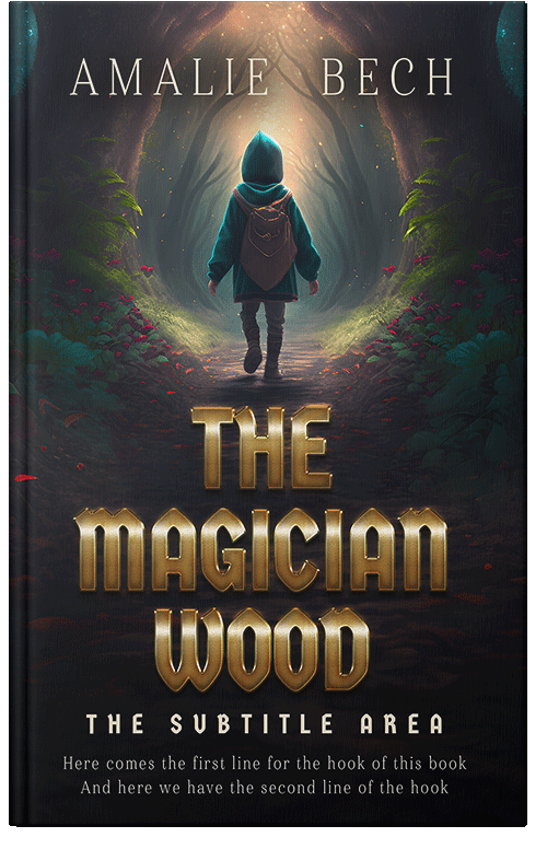 Front view of Premade Paranormal & Urban Book Cover - Shark