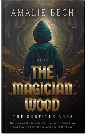 Premade Book Cover Log Cabin