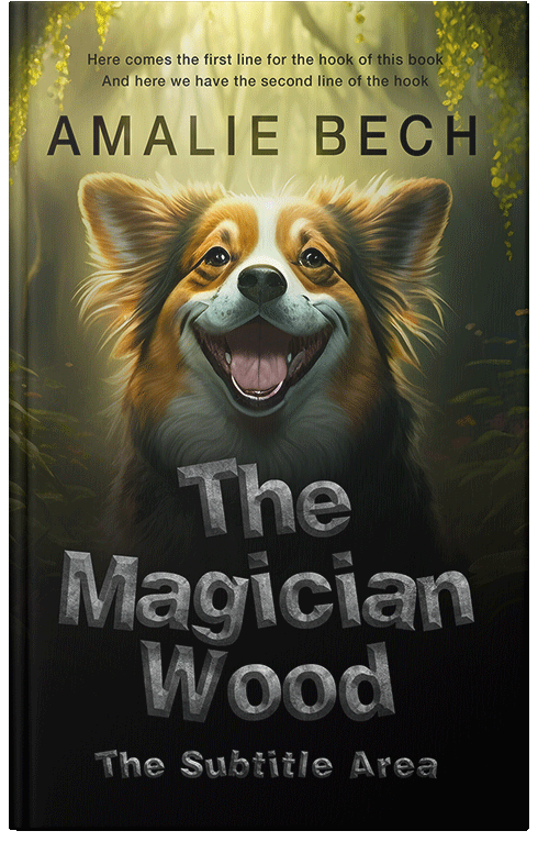 Front view of Premade Nature Book Cover - Laser