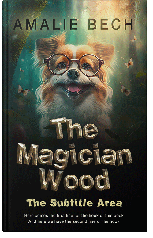 Front view of Premade Nature Book Cover - Sorrell Brown
