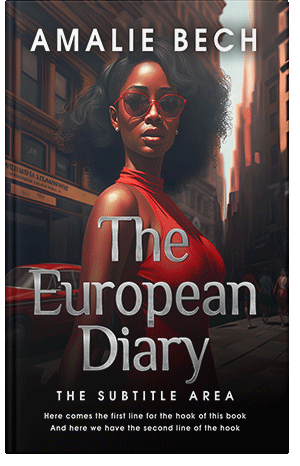Premade Book Cover Cocoa Brown