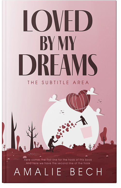 Front view of Premade Romance Book Cover - Tawny Port