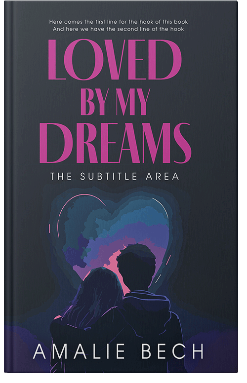 Front view of Premade Romance Book Cover - Ebony Clay