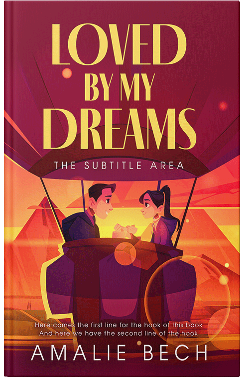 Front view of Premade Romance Book Cover - Monarch