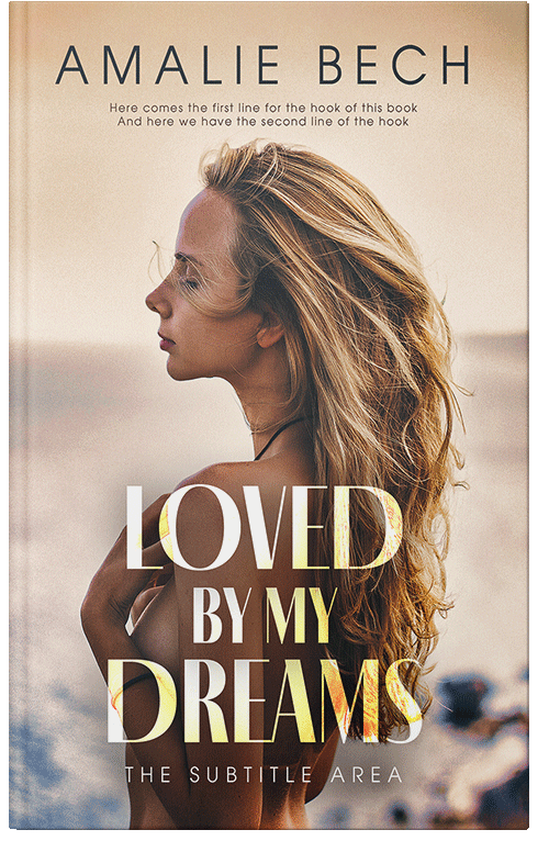 Front view of Premade Erotica Book Cover - Stark White