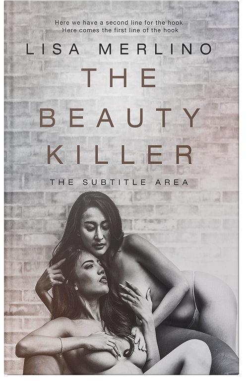 Front view of Premade Erotica Book Cover - Silver