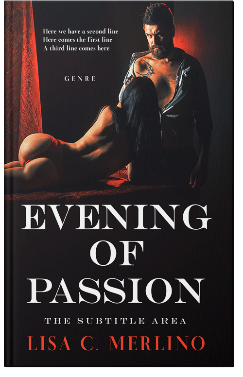 Front view of Premade Erotica Book Cover - Cod Gray