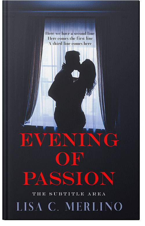 Front view of Premade Erotica Book Cover - Steel Gray