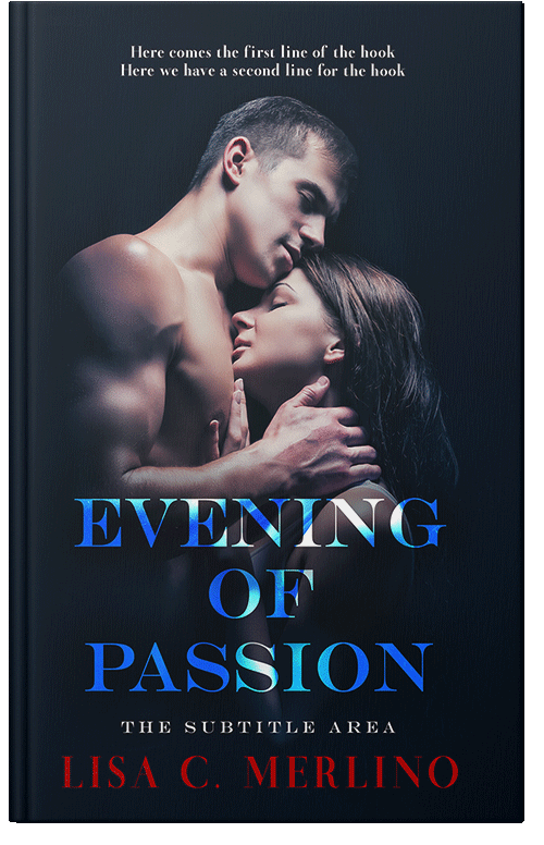 Front view of Premade Erotica Book Cover - Ebony