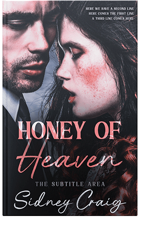 Pre Made Book Cover Cavern Pink