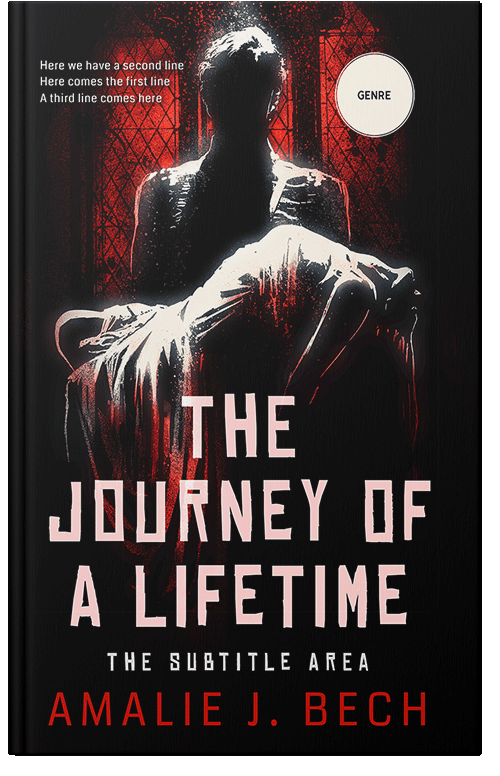 Front view of Premade Horror Book Cover - Shilo