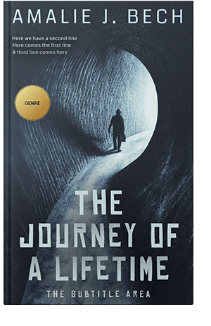 Pre Made Book Cover Ebony Clay