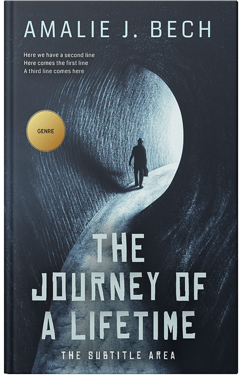 Front view of Premade Mystery & Thriller & Suspense Book Cover - Ebony Clay