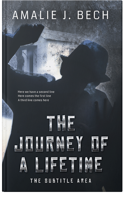 Front view of Premade Mystery & Thriller & Suspense Book Cover - Shark