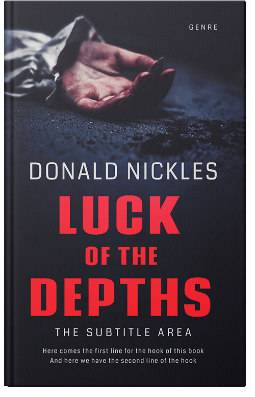 Front view of Premade Mystery & Thriller & Suspense Book Cover - Steel Gray