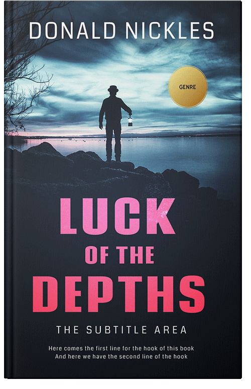 Front view of Premade Mystery & Thriller & Suspense Book Cover - Blossom