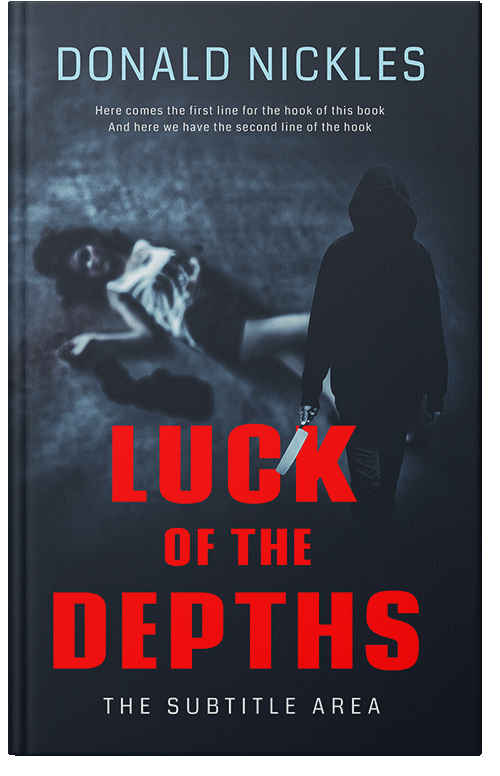 Front view of Premade Mystery & Thriller & Suspense Book Cover - Mirage