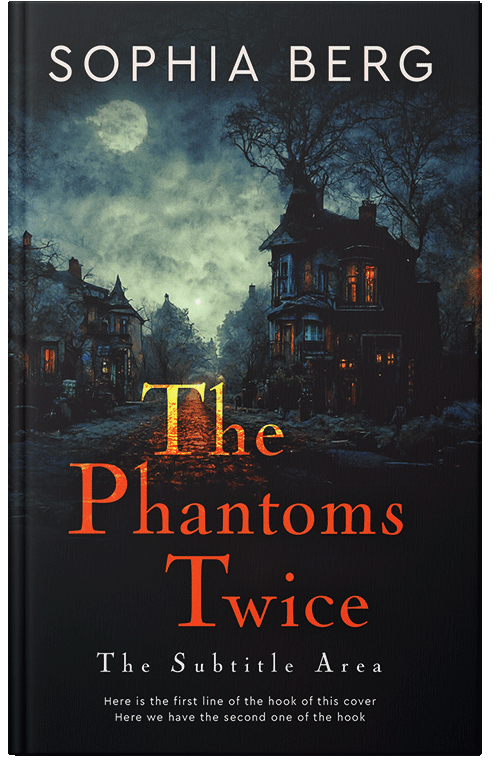 Front view of Premade Horror Book Cover - Woodsmoke