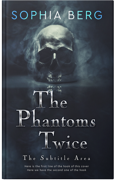 Front view of Premade Horror Book Cover - Ebony Clay