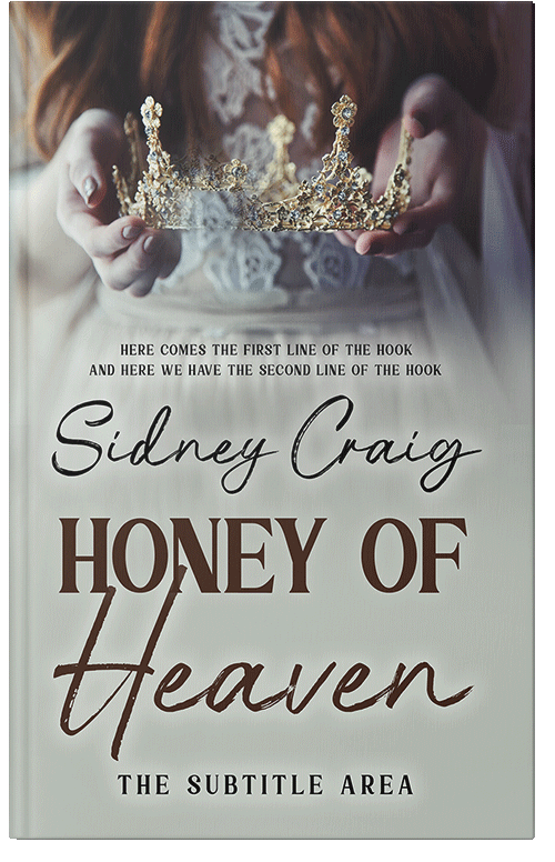 Front view of Premade Chick Lit Book Cover - Kangaroo