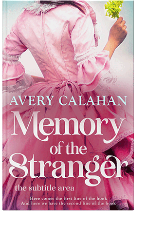 Pre Made Book Cover Rose Fog