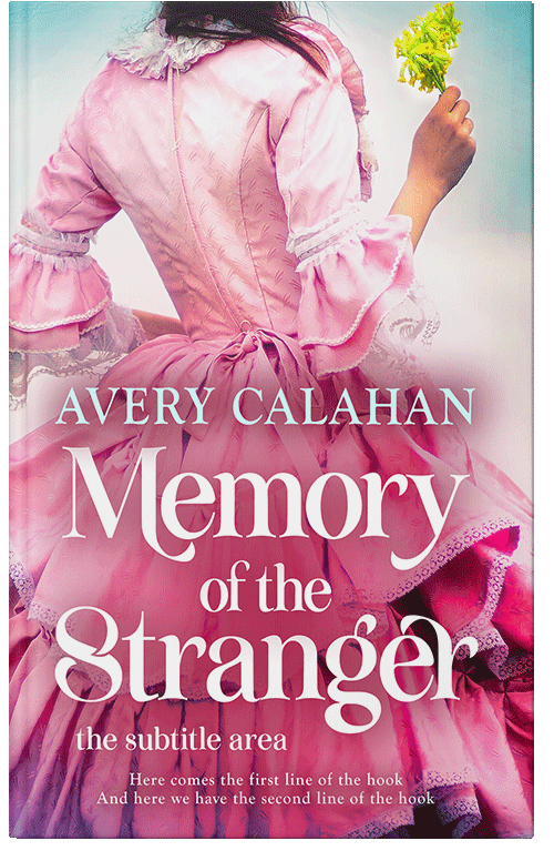 Front view of Premade Fantasy Book Cover - Rose Fog