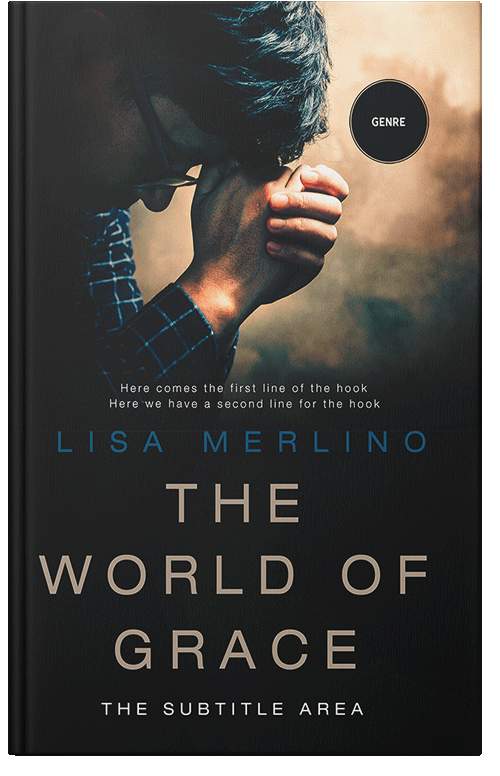 Front view of Premade Religion & Spirituality Book Cover - Tan