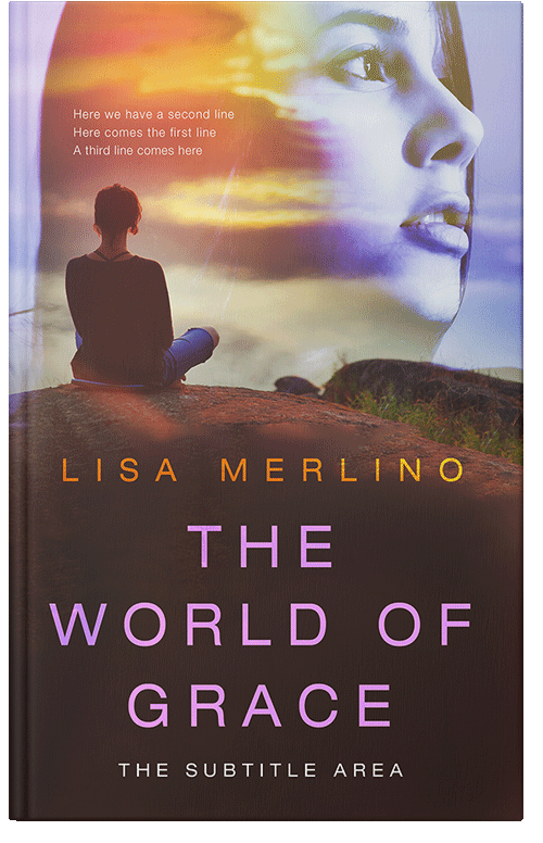 Front view of Premade Religion & Spirituality Book Cover - Chatelle