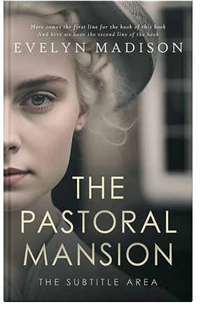 Pre Made Book Cover Lunar Green