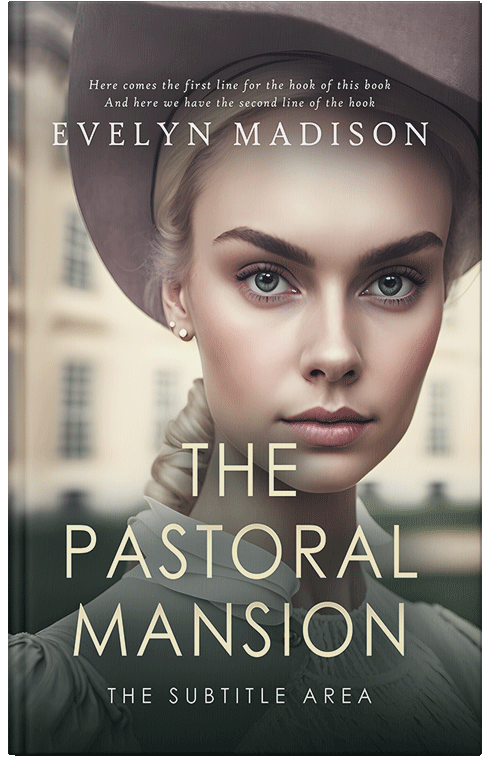 Front view of Premade Historical Book Cover - Masala