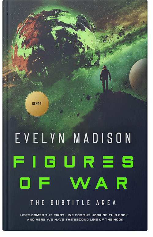 Front view of Premade Science Fiction Book Cover - Outer Space