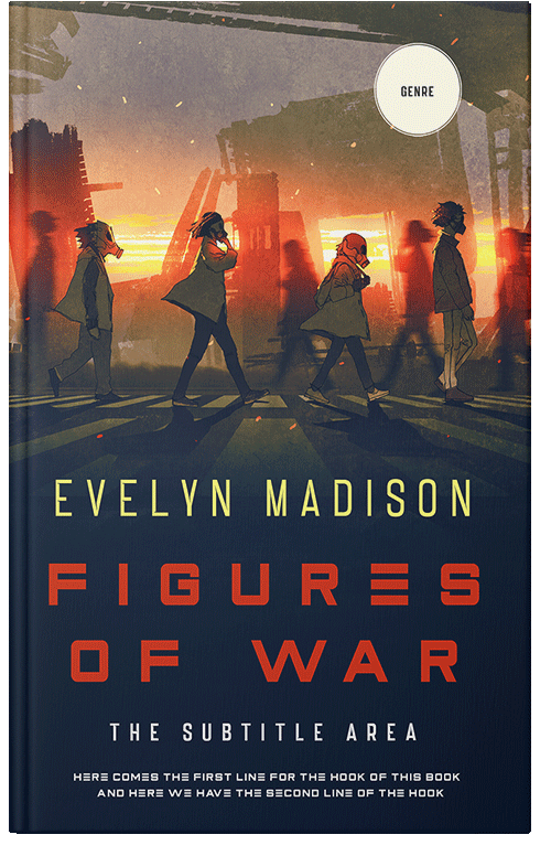 Front view of Premade Science Fiction Book Cover - Charade