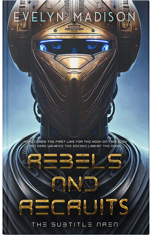 Front view of Premade Science Fiction Book Cover - Eagle