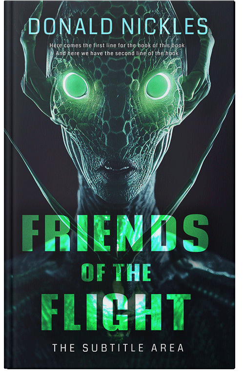 Front view of Premade Horror Book Cover - Bunker