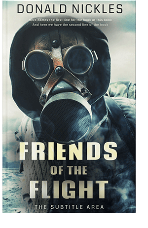 Pre Made Book Cover Ebony Clay