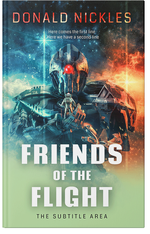 Front view of Premade Science Fiction Book Cover - Yuma