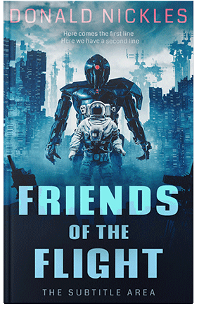 Pre Made Book Cover Powder Blue