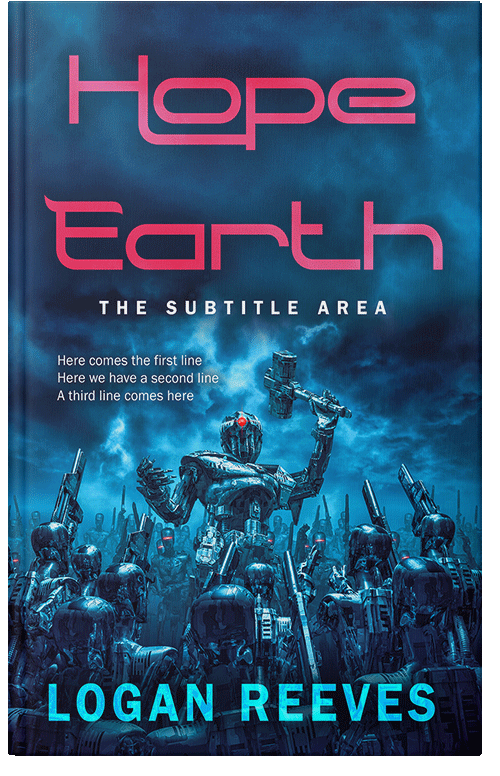 Front view of Premade Science Fiction Book Cover - Madison