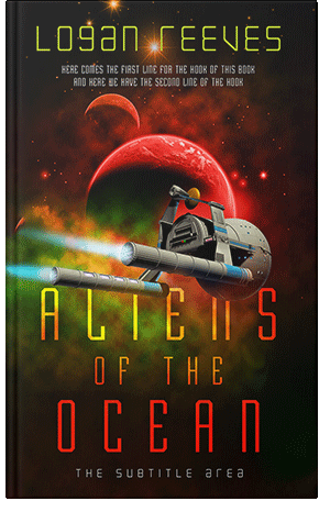 Premade Book Cover Cannon Black