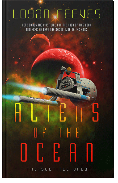 Front view of Premade Science Fiction Book Cover - Cannon Black