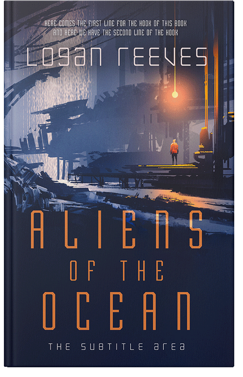 Front view of Premade Science Fiction Book Cover - Ebony Clay