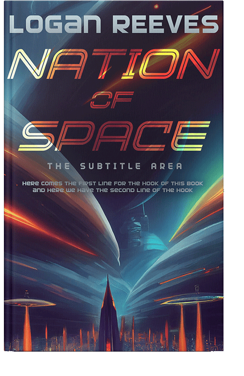 Front view of Revolver #14350 - Premade Science Fiction Book Cover