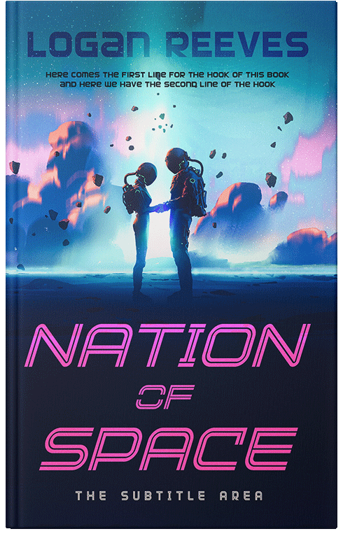 Front view of Premade Science Fiction Book Cover - Blue Zodiac