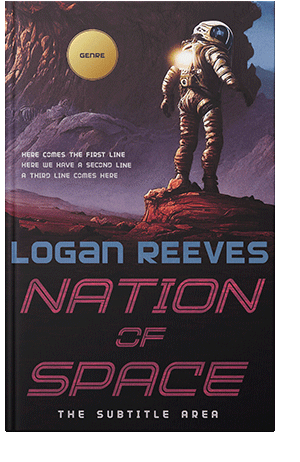 Pre Made Book Cover Thunder