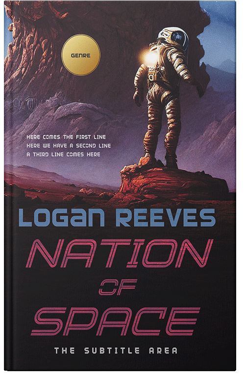 Front view of Premade Science Fiction Book Cover - Thunder